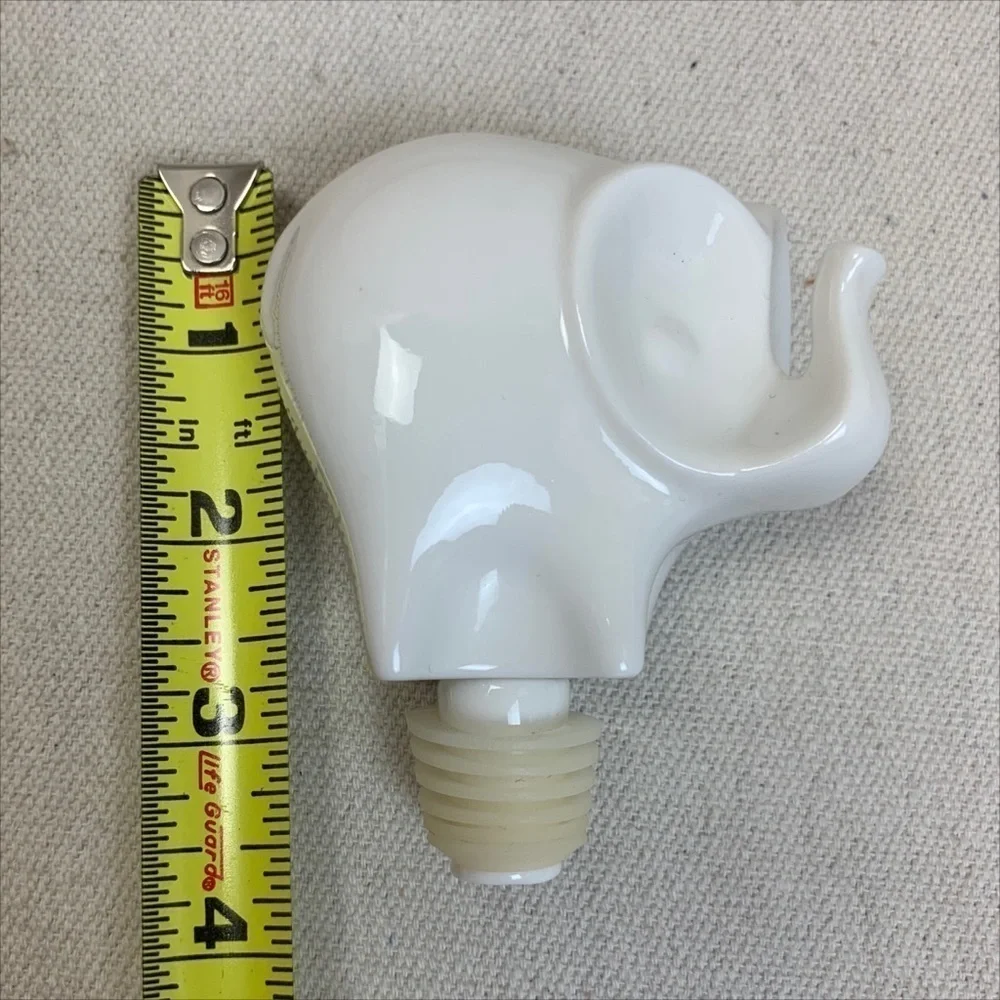 Jonathan Adler Porcelain Elephant Bottle Stopper